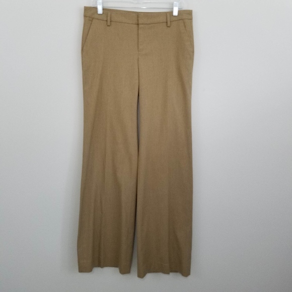 GAP Women's Khaki Tan Wide Leg Trouser Pants | 6L - Picture 3 of 7